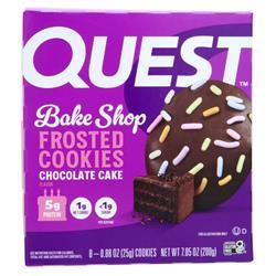 Quest Nutrition Bake Shop Frosted Cookies Chocolate Cake 8 count