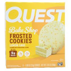 Quest Nutrition Bake Shop Frosted Cookies Lemon Cake 8 count