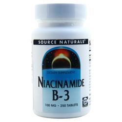 Source Naturals Niacinamide B-3 (100mg) 250 tabs