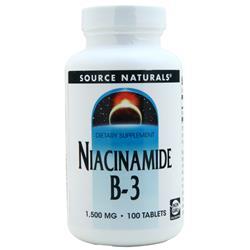 Source Naturals Niacinamide B-3 (1500mg) 100 tabs