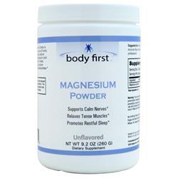 Body First Magnesium Powder Unflavored 9.2 oz
