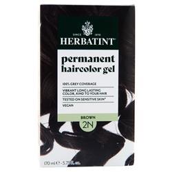 Herbatint Permanent Haircolor Gel Brown - 2N 170 mL