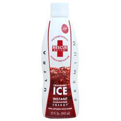 Rescue Detox ICE Instant Cleansing Energy Drinks Cranberry 32 fl.oz