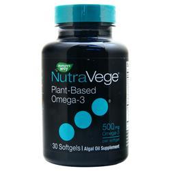 Natures Way NutraVege Plant-Based Omega-3 30 sgels