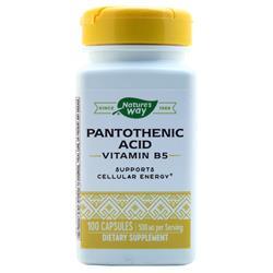Natures Way Pantothenic Acid Vitamin B5 100 caps