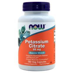 Now Potassium Citrate (99mg) 180 vcaps