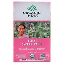 Organic India Tulsi Tea Sweet Rose 18 pckts