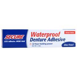 Secure Waterproof Denture Adhesive 1.4 oz
