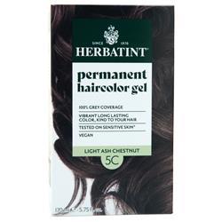 Herbatint Permanent Haircolor Gel Light Ash Chestnut - 5C 170 mL