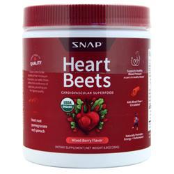 Snap Supplements Organic Heart Beets - Cardiovascular Superfood Mixed Berry 8.8 oz