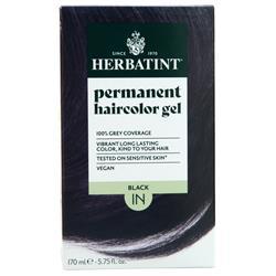 Herbatint Permanent Haircolor Gel Black - 1N 170 mL