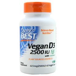 Doctors Best Vegan D3 with Vitashine D3 (2500IU) 60 vcaps
