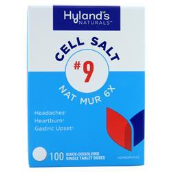 Hylands Homeopathic Cell Salt #9 Nat Mur 6X 100 tabs