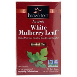 Bravo Tea Absolute White Mulberry Leaf Herbal Tea 20 pckts