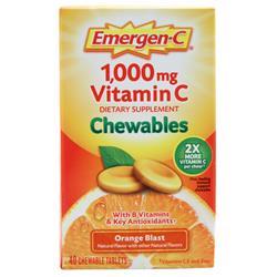 Alacer Emergen-C Chewables Orange Blast 40 tabs