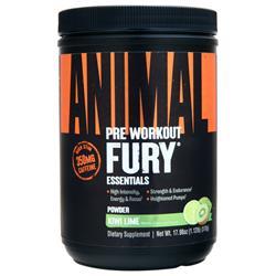 Universal Nutrition Animal Fury Powder - Preworkout Formula Kiwi Lime 510 grams