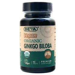 Deva Nutrition Vegan Organic Ginkgo Biloba (300mg) 90 tabs