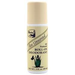 Alvera All Natural Roll-On Deodorant Aloe Unscented 3 fl.oz