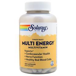 Solaray Twice Daily Multi Energy 120 caps