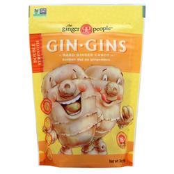 The Ginger People Gin Gins Hard Ginger Candy Double Strength 3 oz