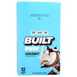 Built Bar Puff Protein Bar Coconut 12 bars