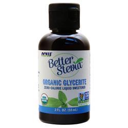 Now Better Stevia Organic Glycerite Zero-Calorie Liquid Sweetener (Alcohol Free) 2 fl.oz
