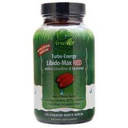Irwin Naturals Turbo-Energy Libido-Max Red 72 sgels