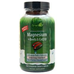 Irwin Naturals Magnesium + Beets & CoQ10 60 sgels