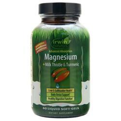 Irwin Naturals Magnesium + Milk Thistle & Turmeric 60 sgels