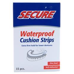 Secure Denture Adhesive Cushion Strips 15 strip