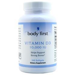Body First Vitamin D3 (10,000IU) 240 sgels