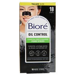 Biore Oil Control Charcoal Deep Cleansing Pore Strips 18 strip