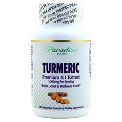 Paradise Herbs Turmeric Premium 4:1 Extract 180 vcaps