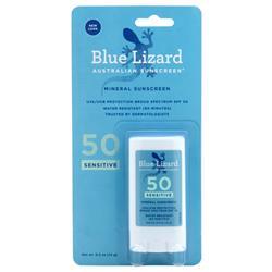 Crown Laboratories Blue Lizard Sensitive Mineral Sunscreen Stick Broad Spectrum SPF 50 .5 oz