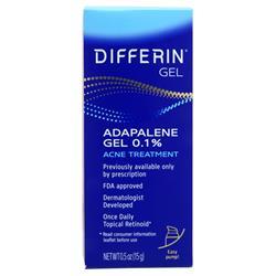 Differin Adapalene Gel 0.1% Acne Treatment Pump 15 grams