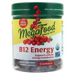 Megafood B12 Energy Gummies Cranberry 70 gummy