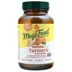 Megafood Turmeric Curcumin Whole Body Minis 60 tabs