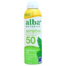 Alba Botanica Sensitive Sunscreen Spray Fragrance Free SPF 50 5 fl.oz