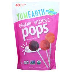 YumEarth Organic Vitamin C Pops Assorted Flavors 8.7 oz