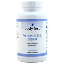 Body First Vitamin D3 (2000IU) 240 sgels
