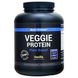 BodyStrong Veggie Protein - Plant Based Vanilla 5 lbs