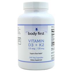 Body First Vitamin D3 + K2 240 vcaps