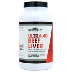 Beverly International Ultra 40 Beef Liver Capsules 240 caps