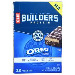 Clif Bar Builders Protein Bar Oreo 12 bars