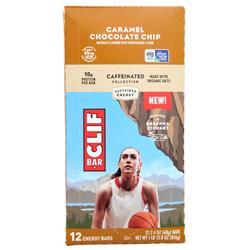 Clif Bar Clif Bar Caramel Chocolate Chip with Caffeine 12 bars