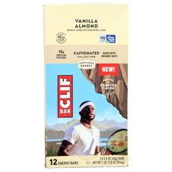 Clif Bar Clif Bar Vanilla Almond with Caffeine EXPIRES 1/10/26 12 bars