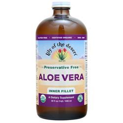 Lily of the Desert Certified Organic Aloe Vera Juice - Inner Fillet Preservative Free 32 fl.oz