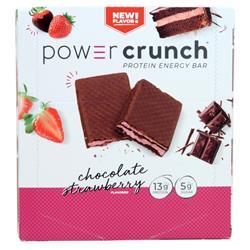 Power Crunch Protein Energy Bar Chocolate Strawberry 12 bars