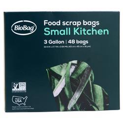 BioBag Small Food Scrap Bags 3 Gallon 48 count