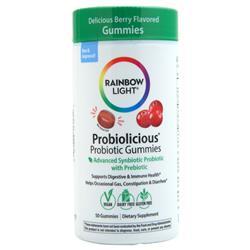 Rainbow Light Probiolicious Probiotic Gummies Delicious Berry 50 gummy